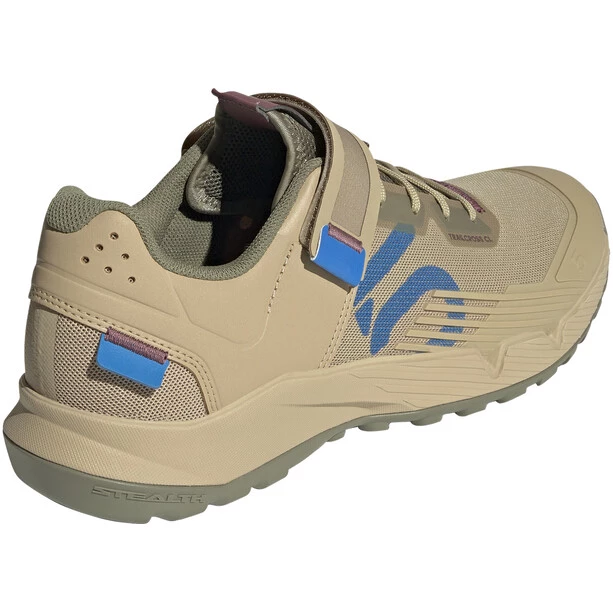 Adidas Five Ten 5.10 Trailcross Clip-In MTB Shoes Men beige tone/blue rush/orbit green 4 Adidas Five Ten 5.10 Trailcross Clip-In MTB Shoes Men beige tone/blue rush/orbit green - Image 2